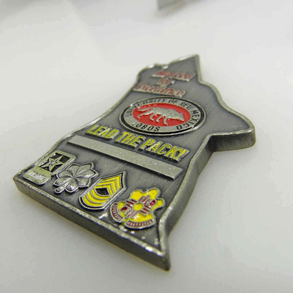 UNM LOBOS ARMY ROTC CHALLENGE COIN