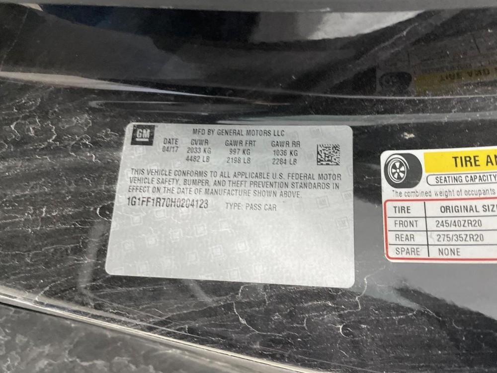 Complete Console Front Floor Leather Fits 16-18 CAMARO 933131