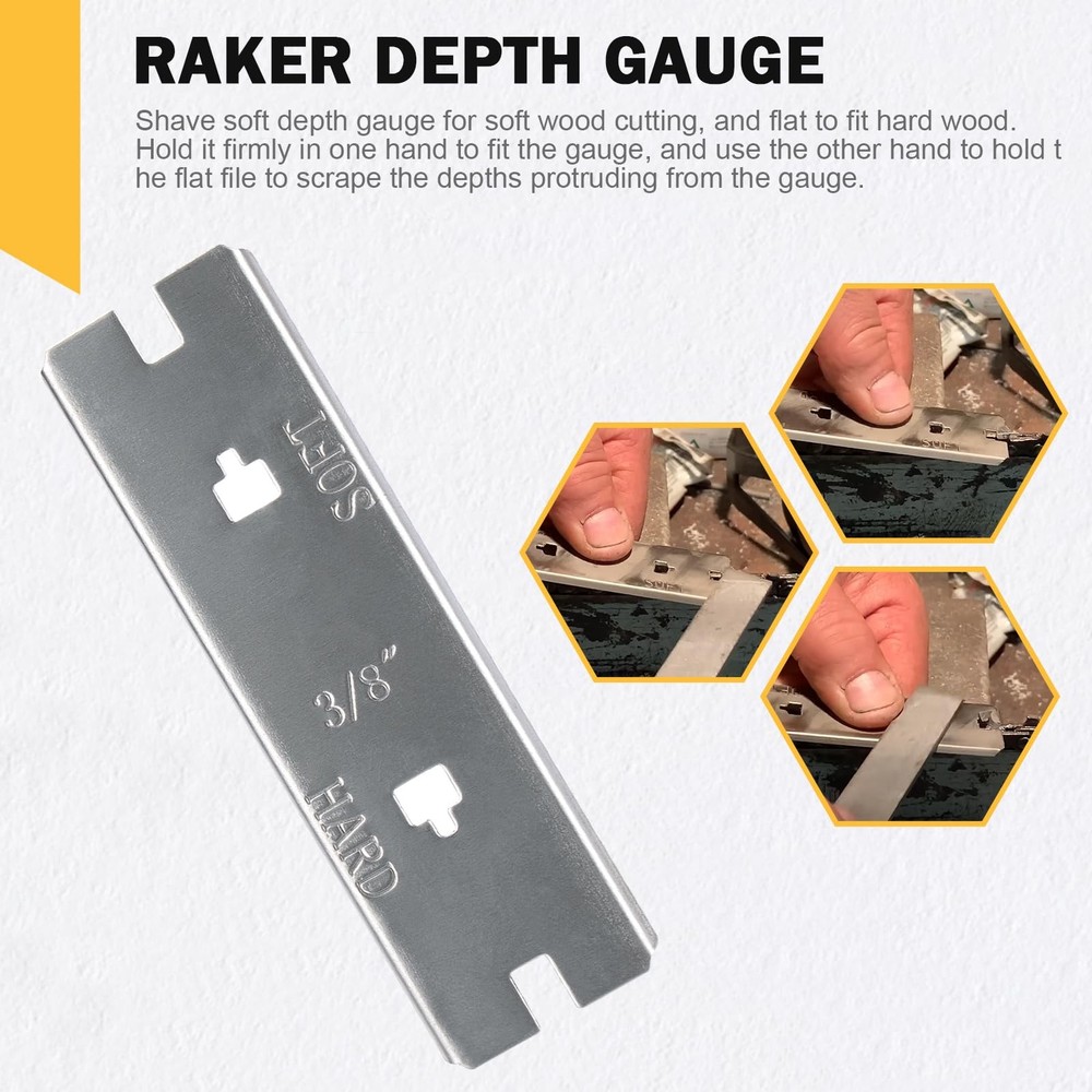 Chainsaw Depth Gauge Replacement for Husqvarna 3/8 Raker Tool