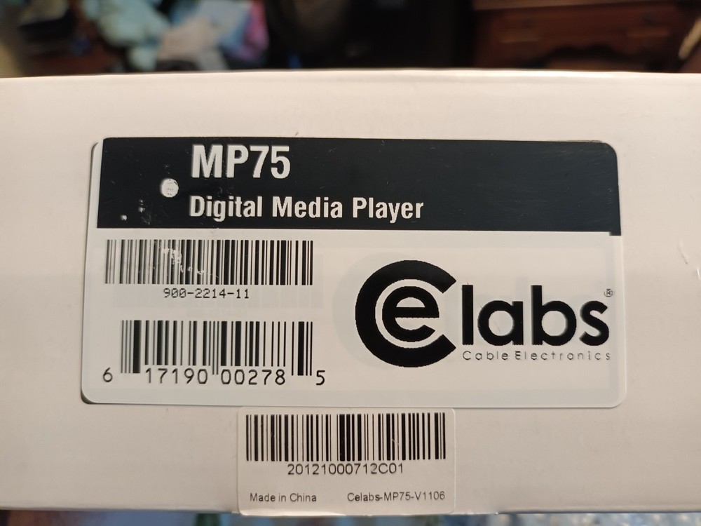 elabs HIGH DEFINITION DIGITAL MEDIA PLAYER MP75