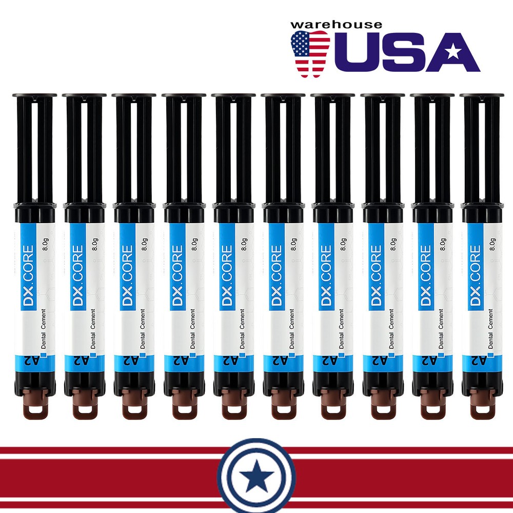 3X Dental Dual Cure Light Self Resin Composite A2 Post &Core Polymer-based