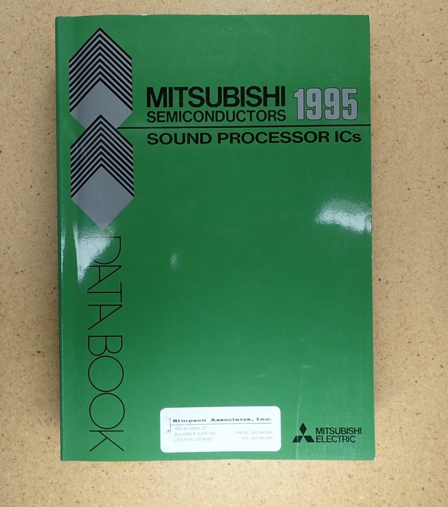 Mitsubishi 1995 Sound Processor ICs Data Book