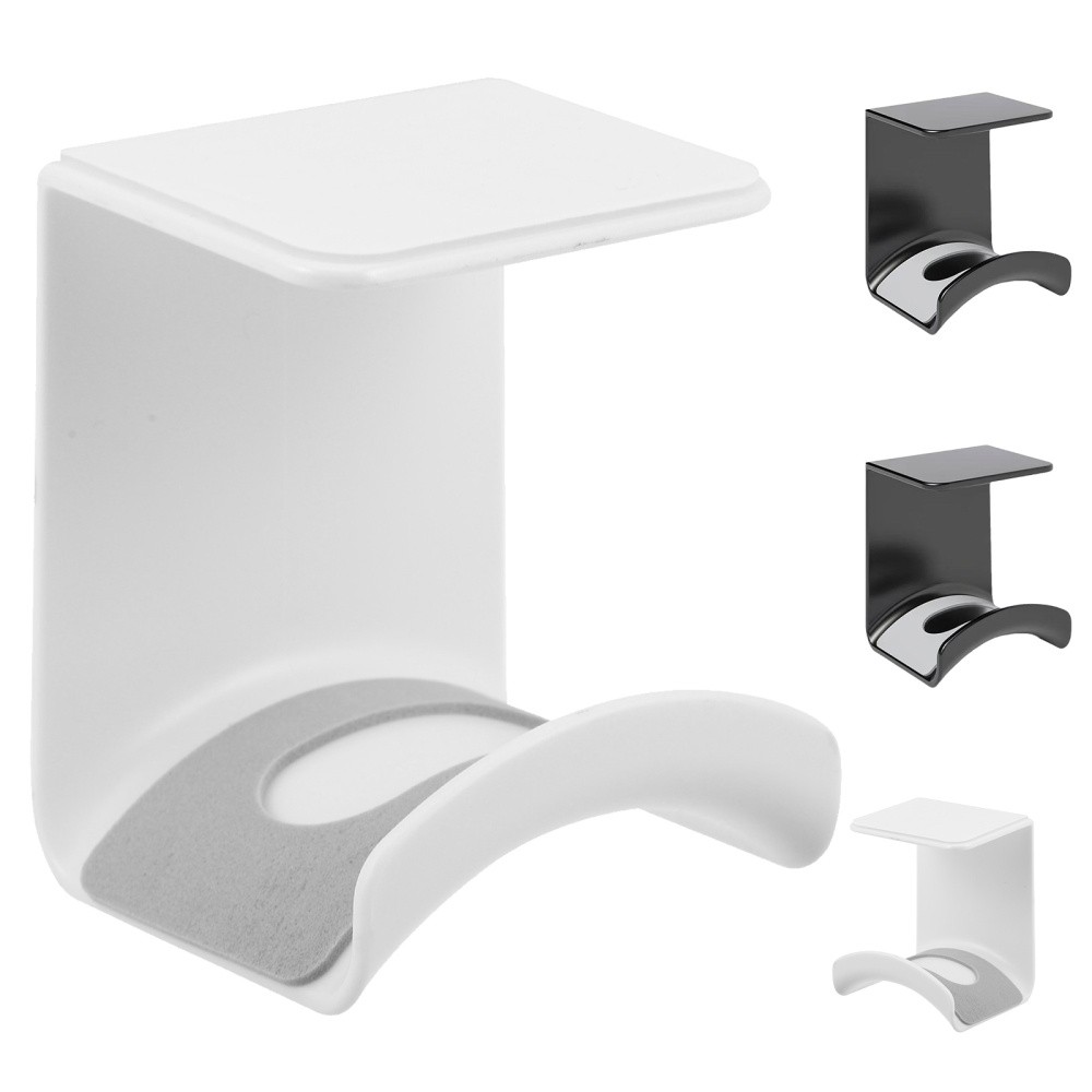 4 Pcs Under Desk Headphone Stand Headset Accessories Holder Table