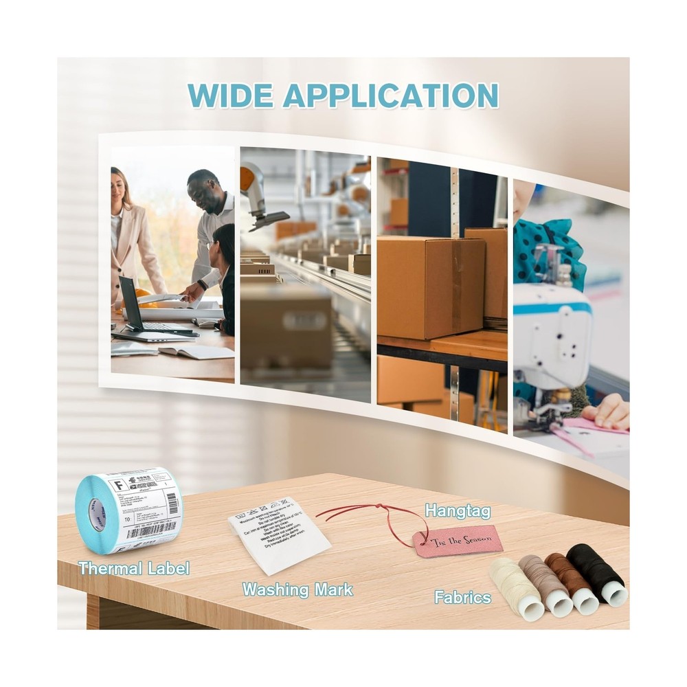 CGOLDENWALL Automatic Label Rewinder Machine, Bidirectional Rewinding, Corefr...