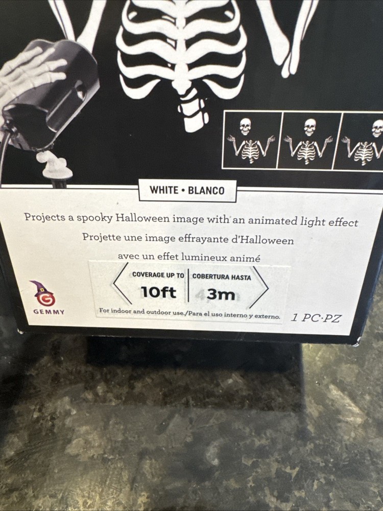 Halloween Skeleton GRIMMOTION LED LIGHT SHOW Projects Image Animated NIB