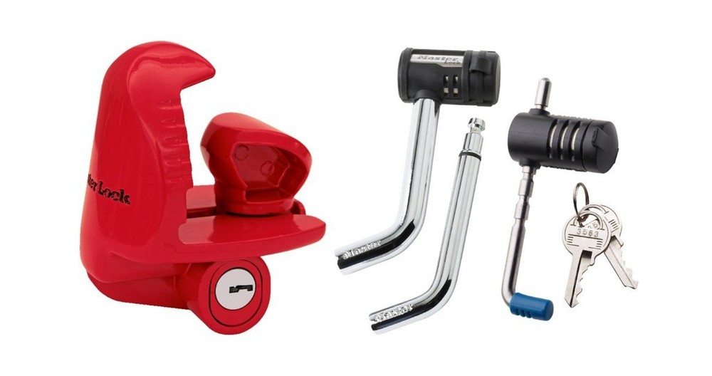 Master Lock 3895DAT Coupler Lock and Receiver Lock Coupler Latch, 1 Pack