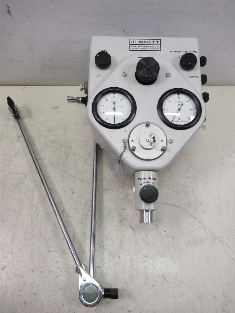 Bennett PR-2 Respiration Unit Vintage Pneumatically Powered Ventilator
