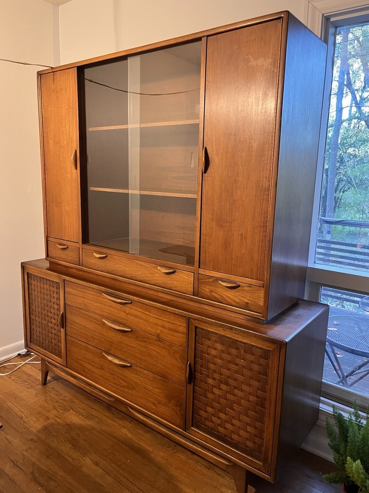 🪑 Lane “Perception” Mid-Century Modern Hutch & Buffet – 2-Piece Set