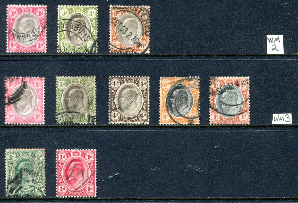 Transvaal 1902 - 1910 Used Lot