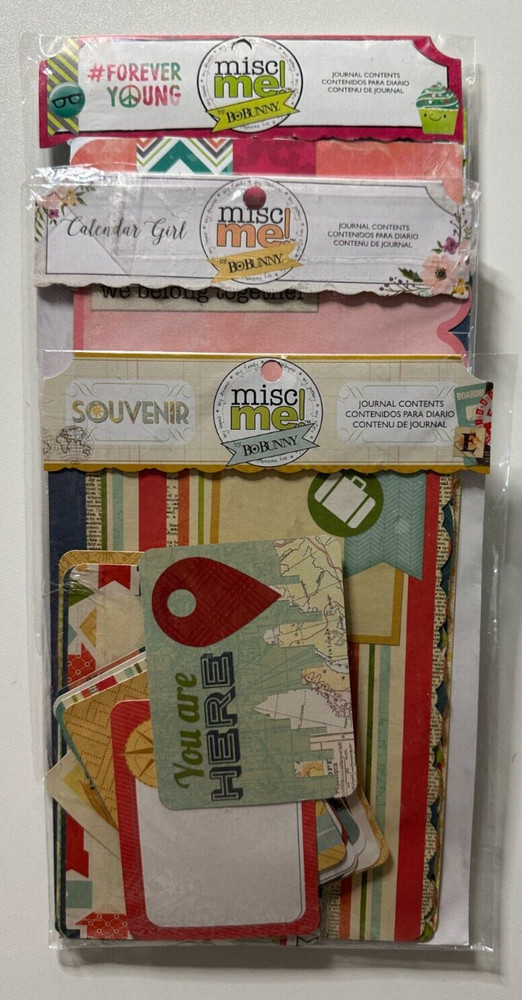 Bo Bunny Misc Me! Journal Contents-Variations Available-You Choose