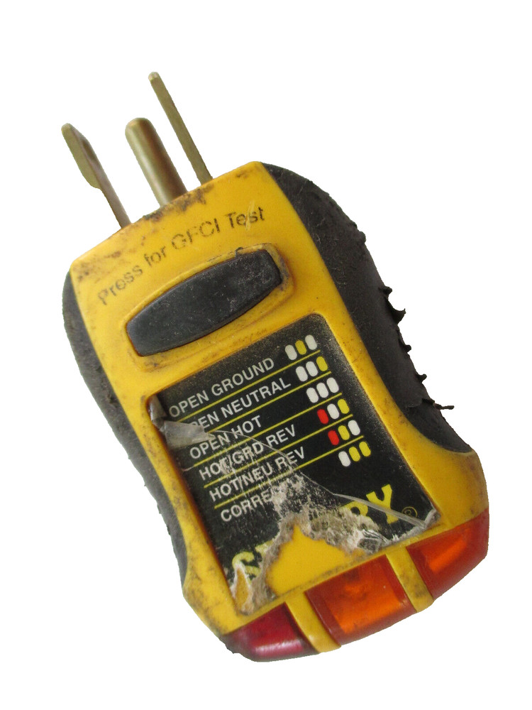 Sperry GFCI Circuit Analyzer Outlet Tester Receptacle Ground GFI6302