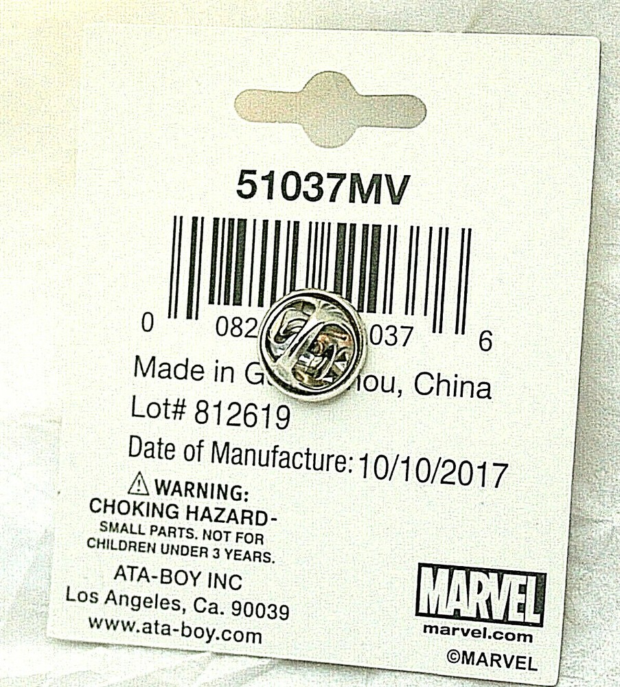 Marvel Comics Iron Man Enamel Pin New NOS MOC 2017 Lapel Hat
