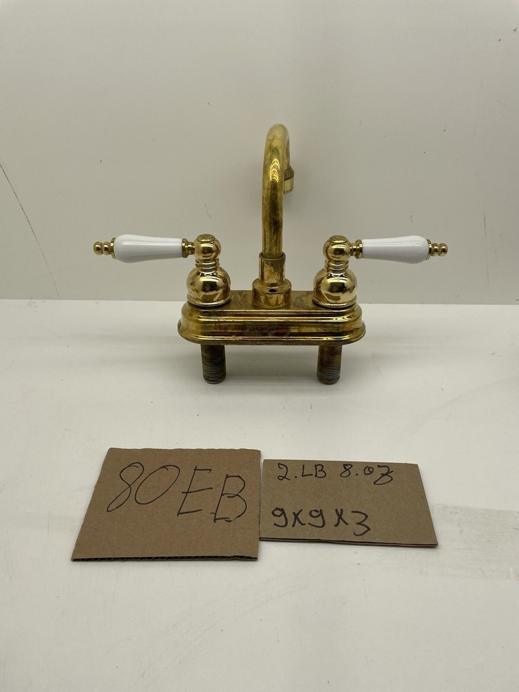Vintage 2 Handle Brass Faucet