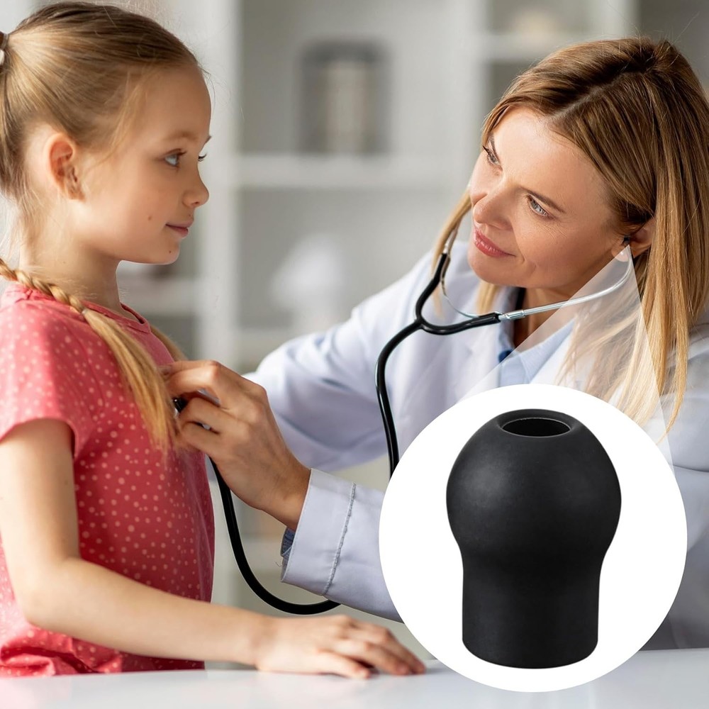 6pcs Stethoscope Ear Tips Replacement, Silicone Stethoscope Ear Pieces, Pliab...