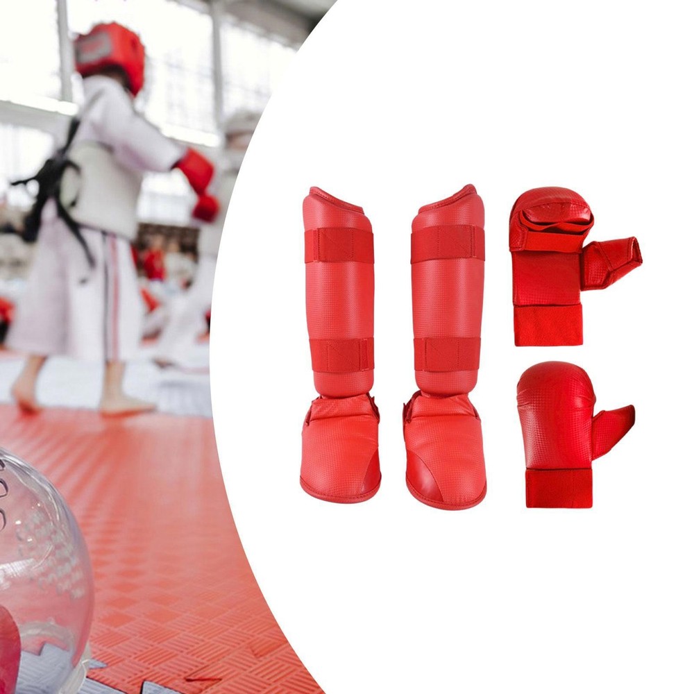 Karate Sparring Gear Set Equipment Practice Comfortable Training Gear Punching
