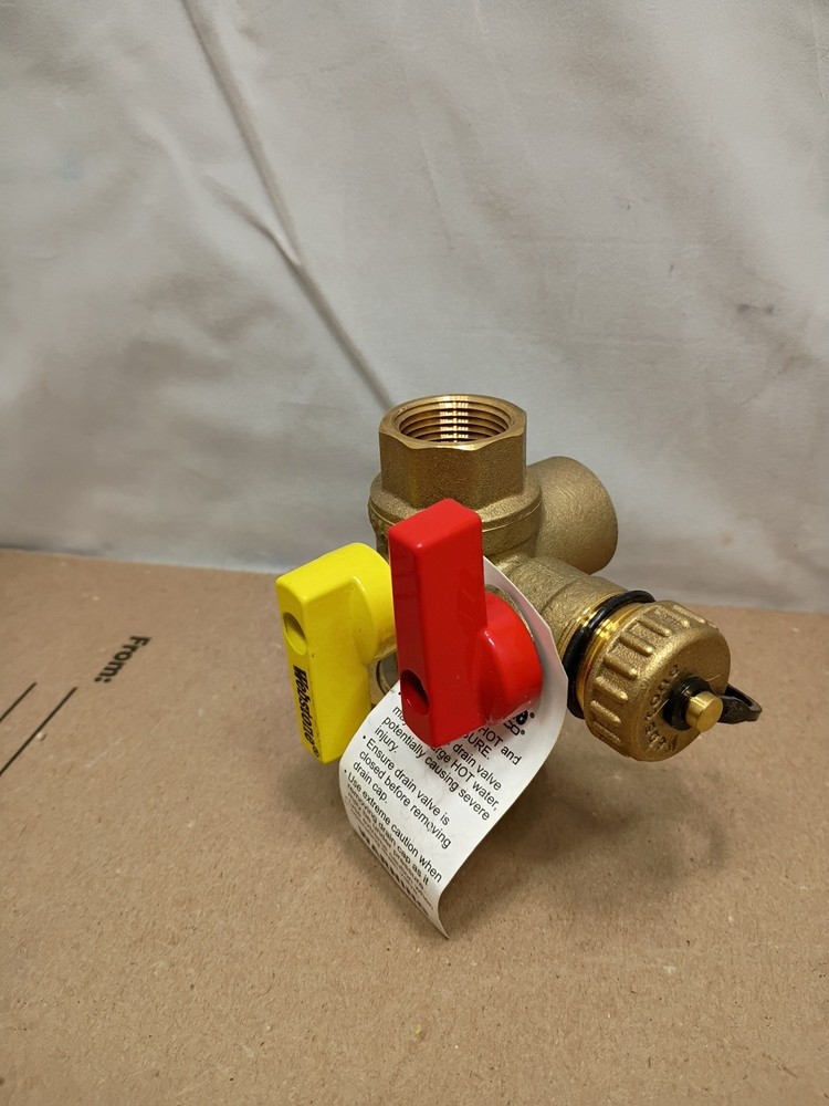 Webstone 42443 3/4 in. EXP Ultra-Compact Tankless Water Heater Service Valve OB