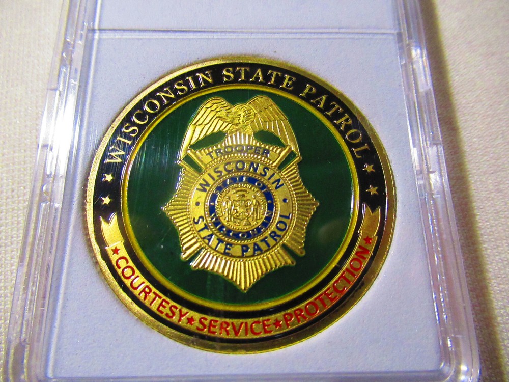 WISCONSIN STATE PATROL Challenge Coin