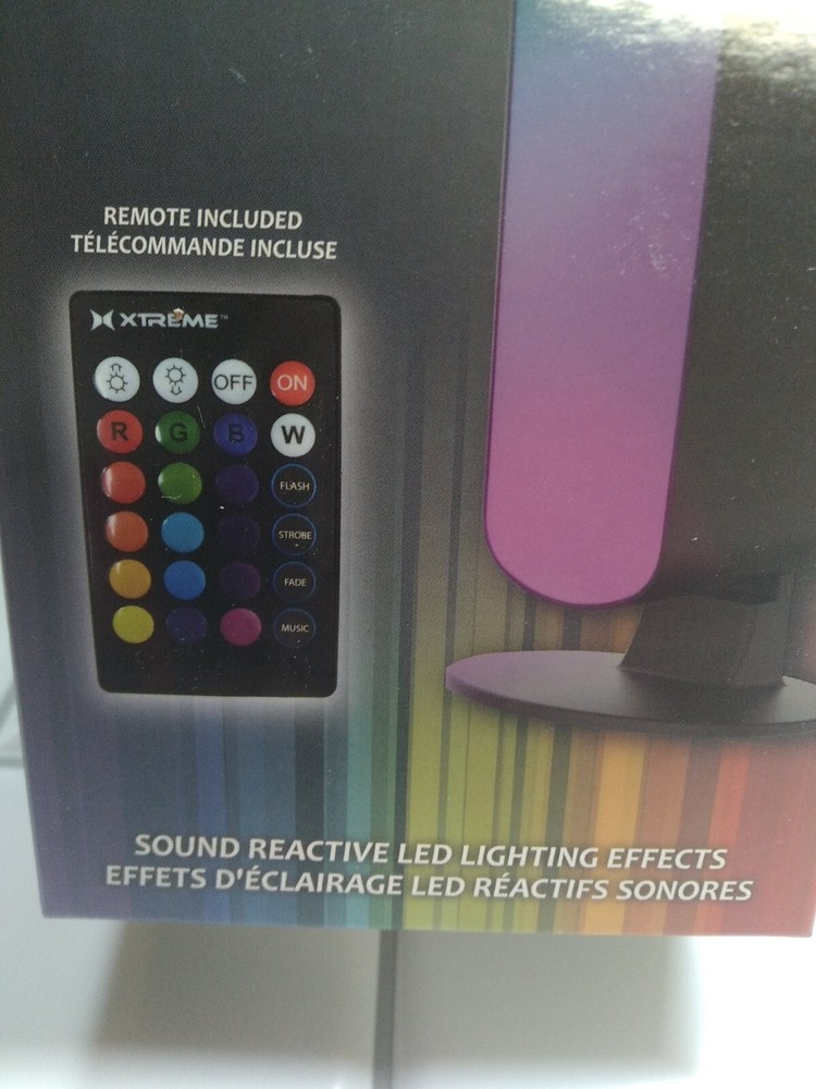 1 Count Xtreme Tech 16 Multi Color Light Bar Sound Reactive LED Light Effects