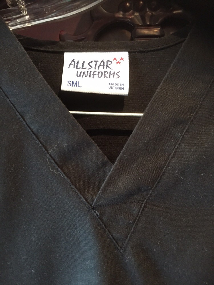 All Star Black Small Scrub Set