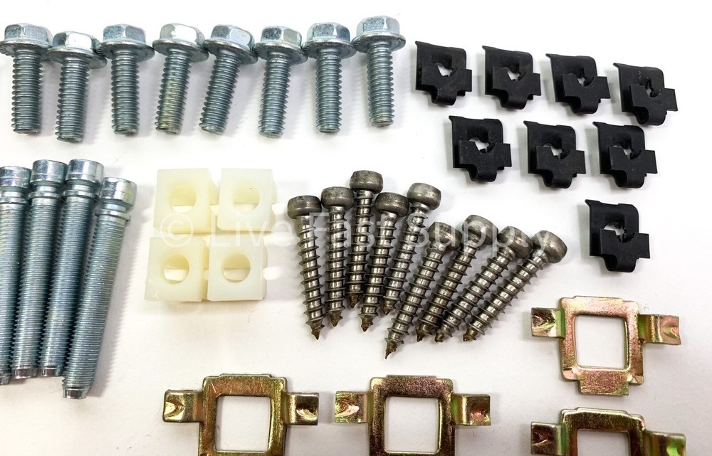 Headlight Rebuild Hardware Screw Bolt Kit For 1964-1966 Ford Mustang