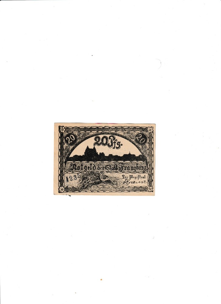 FRANZBURG  20pfg