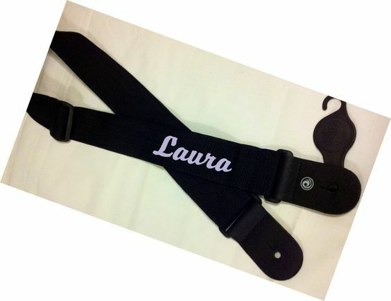 Custom Embroidered Guitar Strap