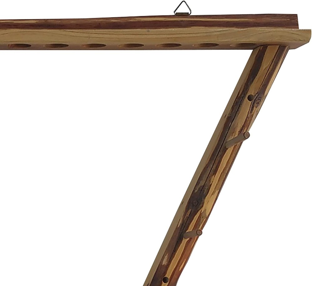 Compound Bow Rack Arrow Wall Mounting Storage Holder Rustic Look Cabin Display