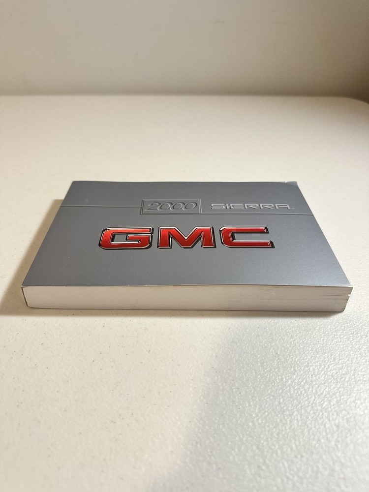 2000 GMC Sierra Owners Manual Set OEM