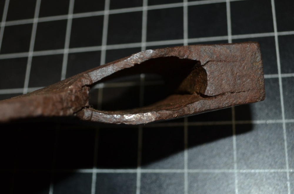 PRIEST - PEASLEY - BROAD AXE HEAD - CAST STEEL - VG++