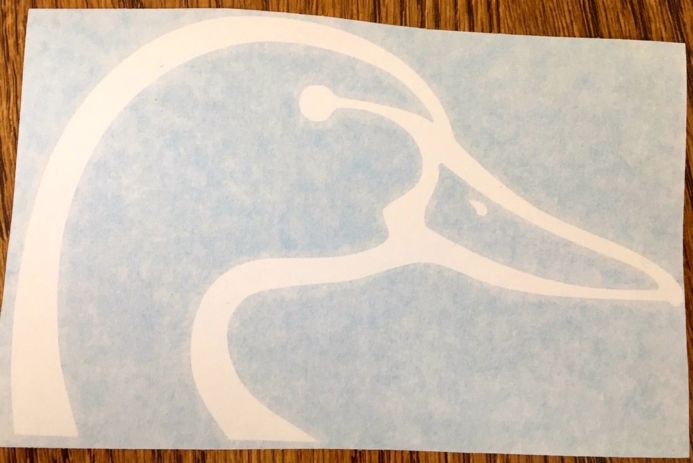 "Duck" Icon Auto Window Decal 4" x 6"  New