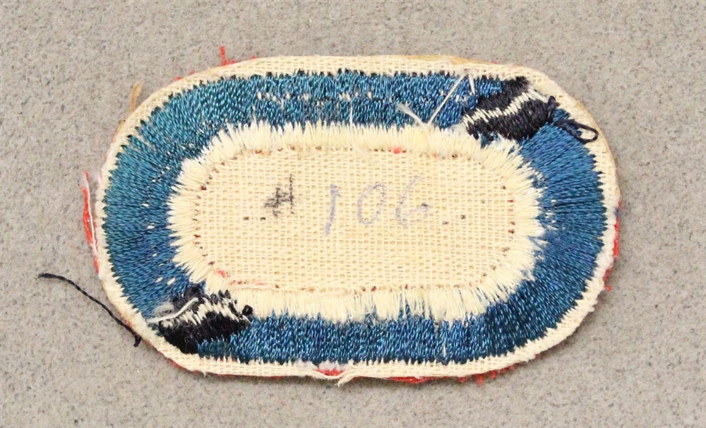 Airborne Oval Patch 879: 1/12th Cavalry - Vietnam made original
