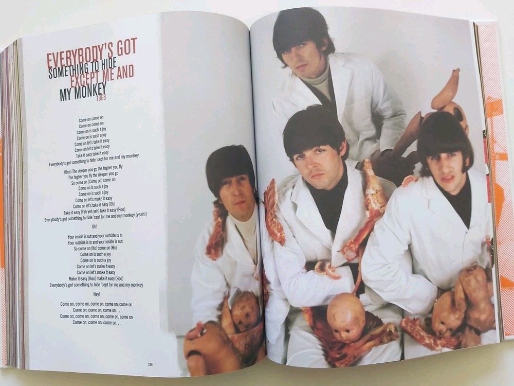 THE BEATLES ILLUSTRATED LYRICS HARDBACK BOOK