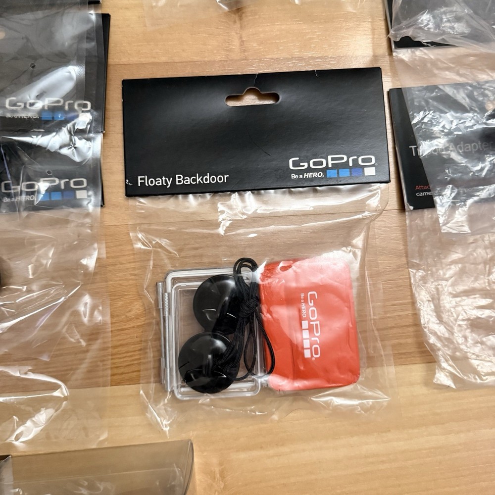 Genuine GoPro Hero 3 Accessory Bundle Frame Tripod Mount/Adapter Protective Lens