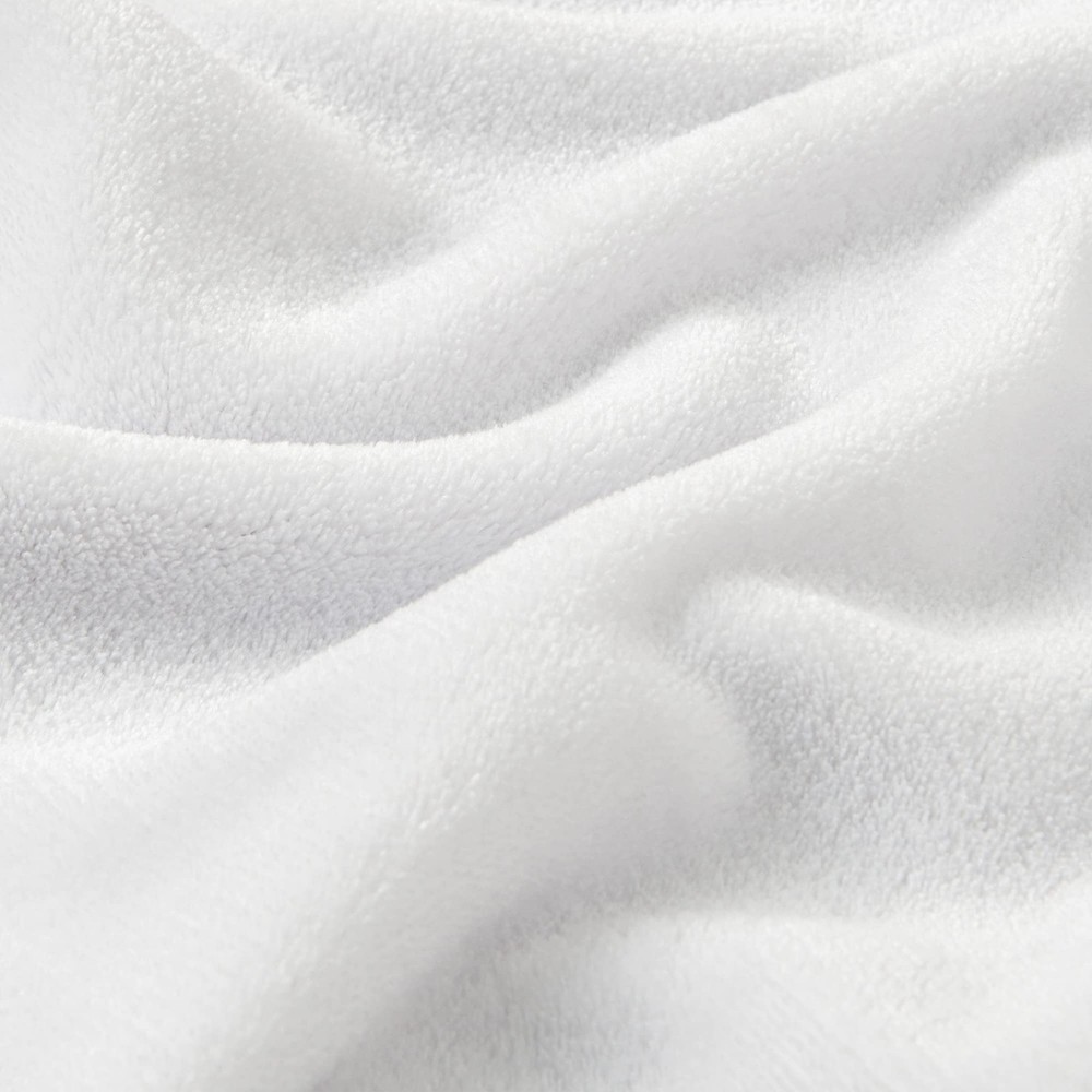 BEDELITE Fleece Blanket White Throw for Couch & Throw(50"x60"),