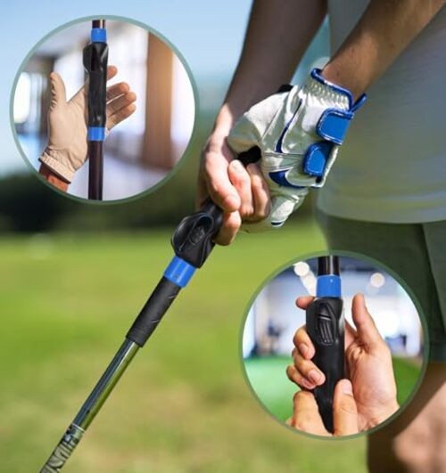 Golf Training Grip, Golf Grip Training Aid Clip-On for Proper Hand Positioning