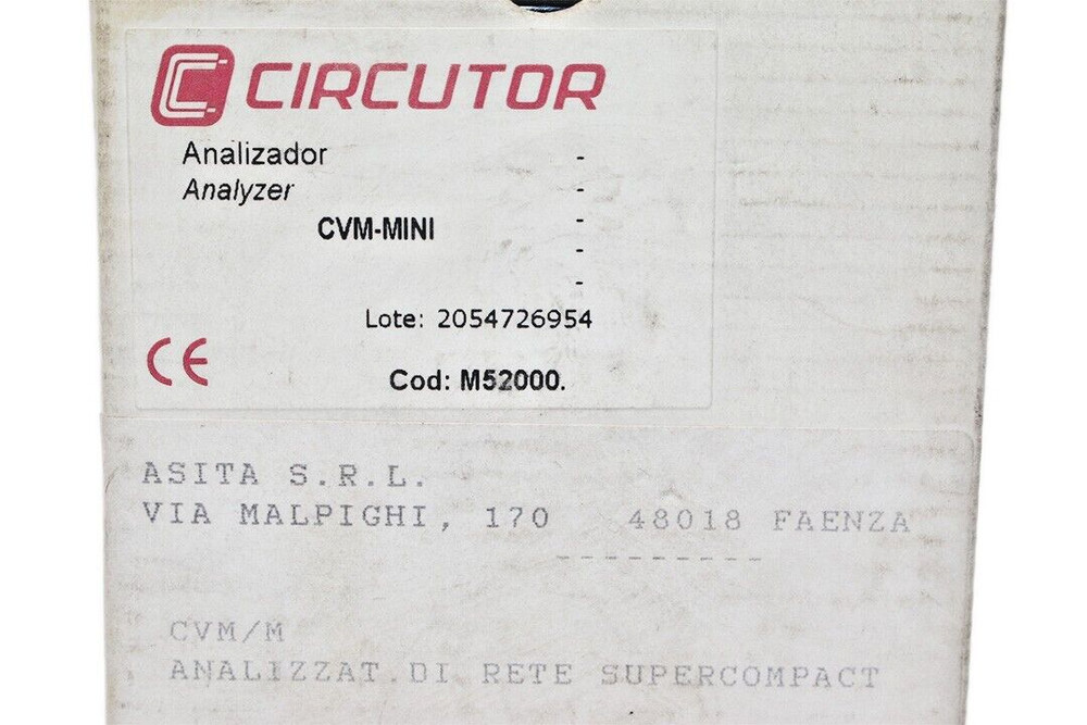 CIRCUTOR CVM-MINI POWER ANALYZER M52000.