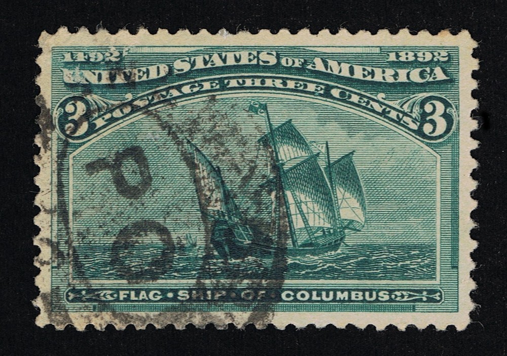 AFFORDABLE GENUINE SCOTT #232 USED PSE CERT GRADED FINE-70 - SUPERB-98 CENTERING