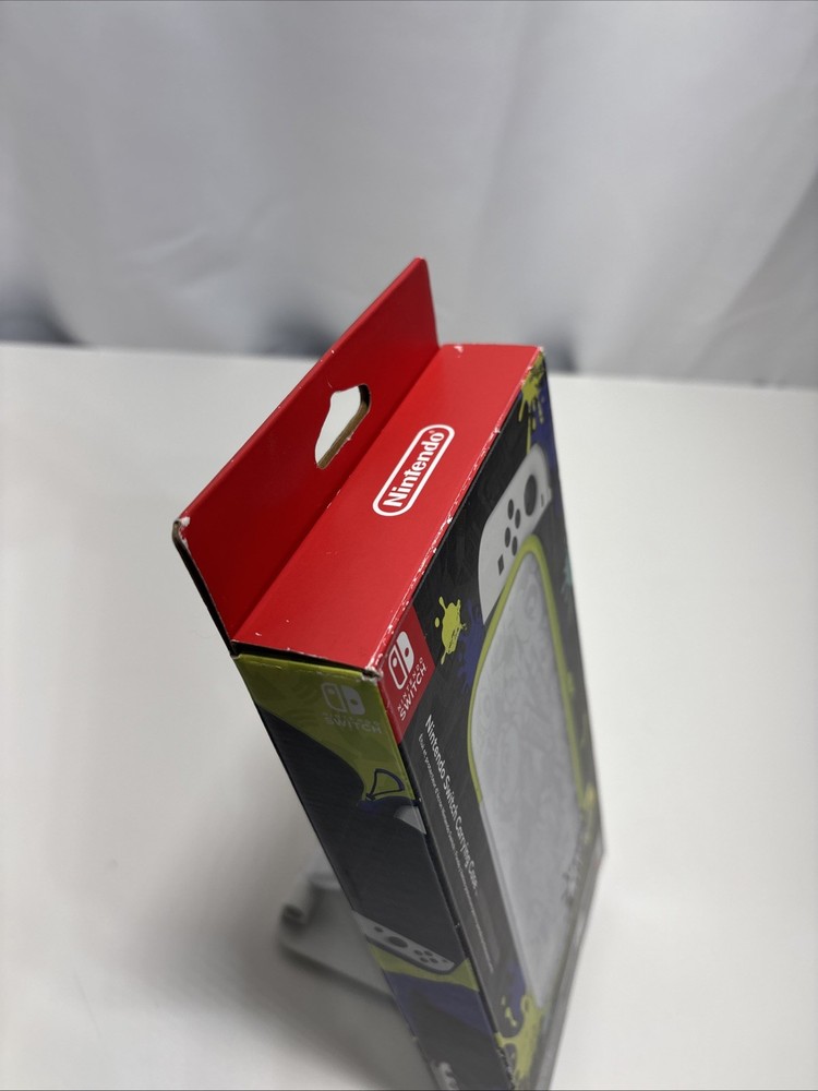 Nintendo Switch Case Splatoon 3 Edition New In Box Missing Screen Protector