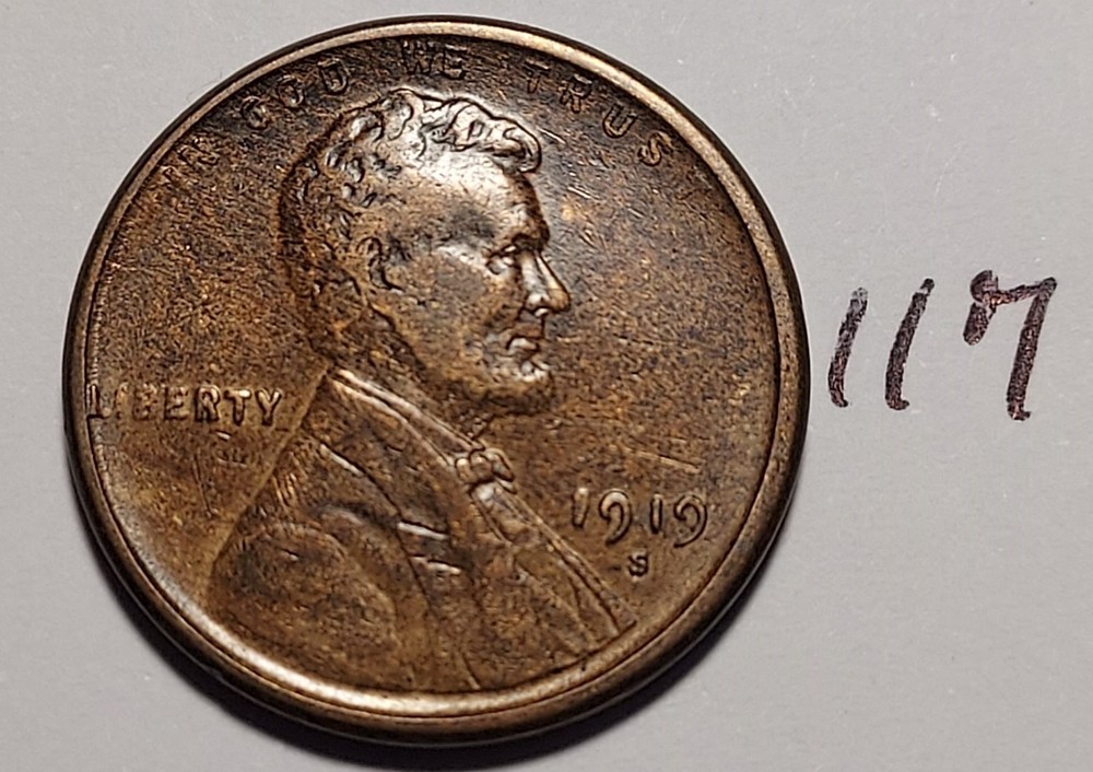 1919-S Lincoln Wheat Cent         #117