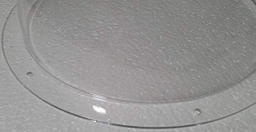 Acrylic Dome / Plastic Hemisphere - Clear - 9" Diameter, 3/4" Flange with