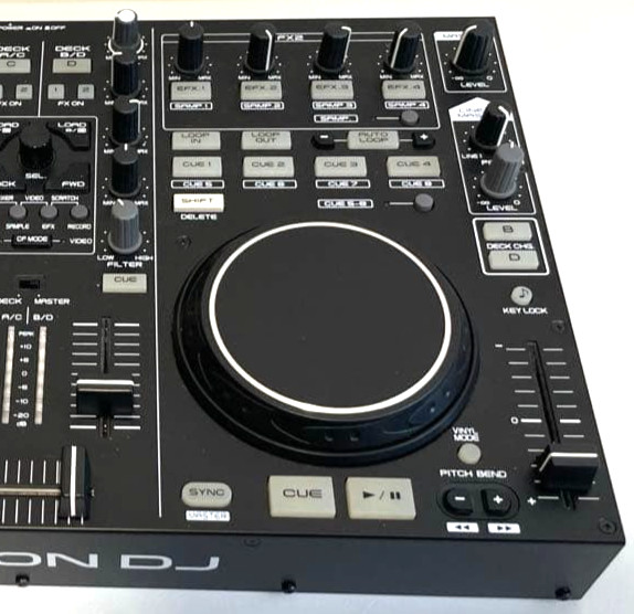 Denon DJ MC3000 USB DJ Controller Tested Working Compact Dual Deck