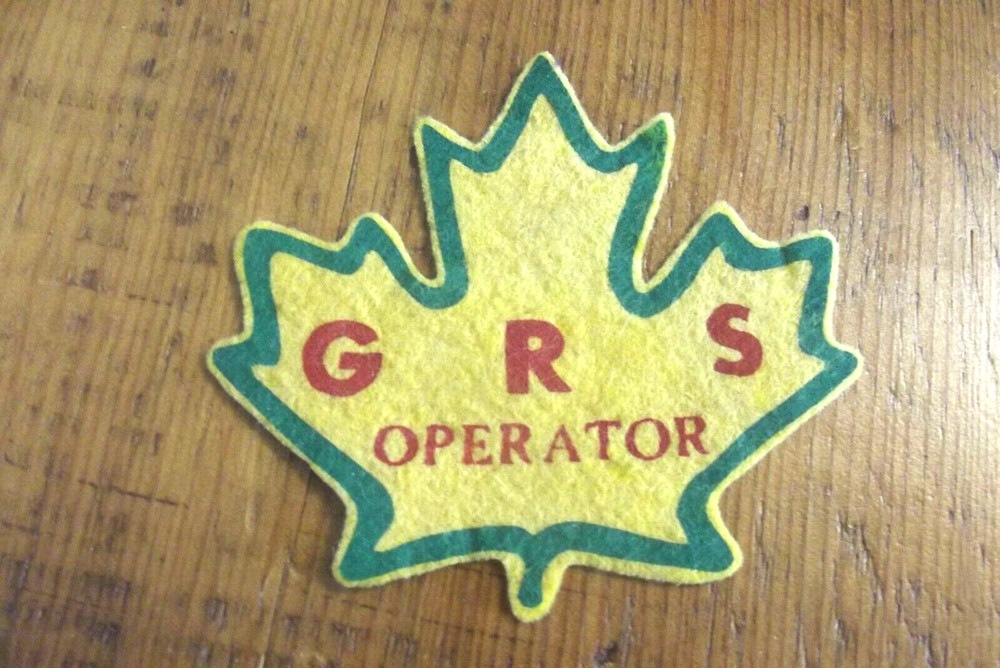 General Radio Service Operator Felt Jacket Patch Free Shipping