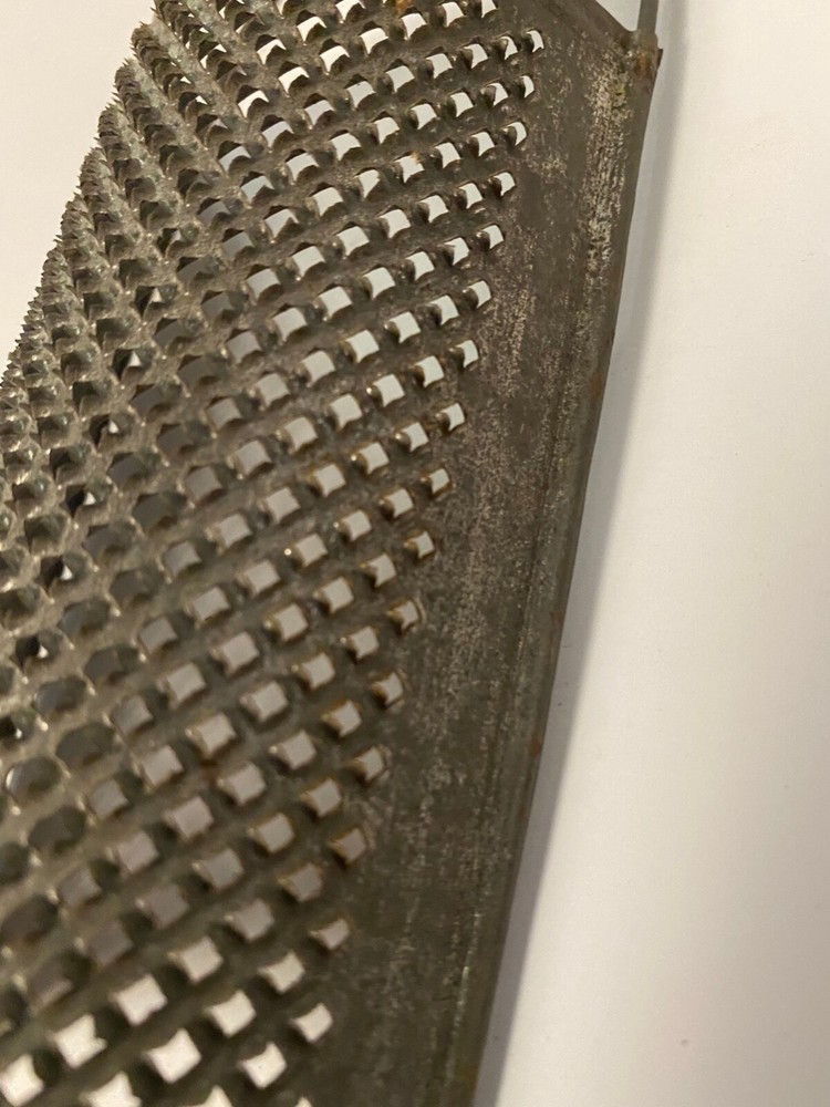 Early Small Pierced Tin Grater with Handle ~ PR759
