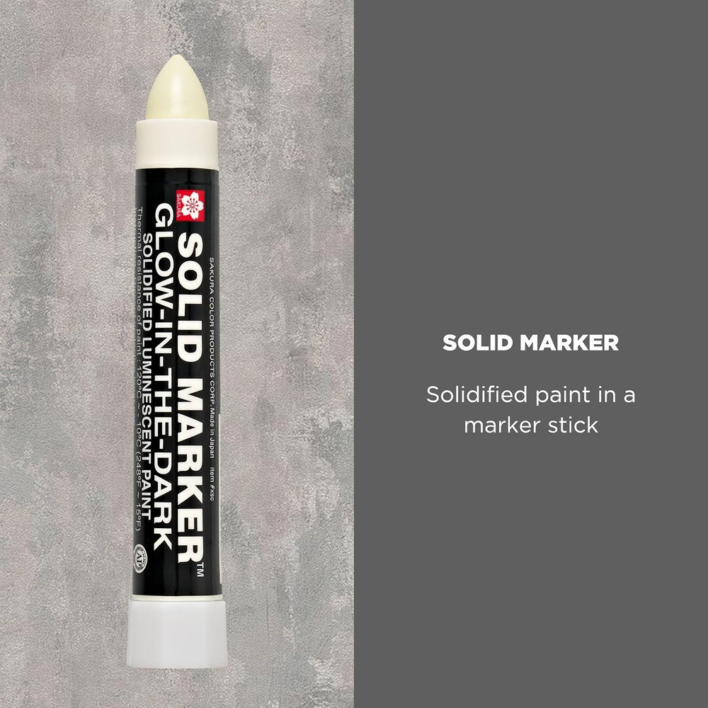Sakura Solid Glow-In-The-Dark Paint Markers - Permanent Marker Paint Pens - Wind