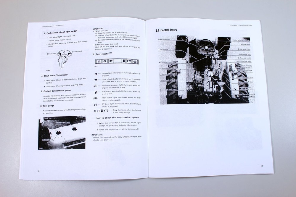 Kubota M7030 M8030 Operators Owners Manual Diesel Maintenance Specifications