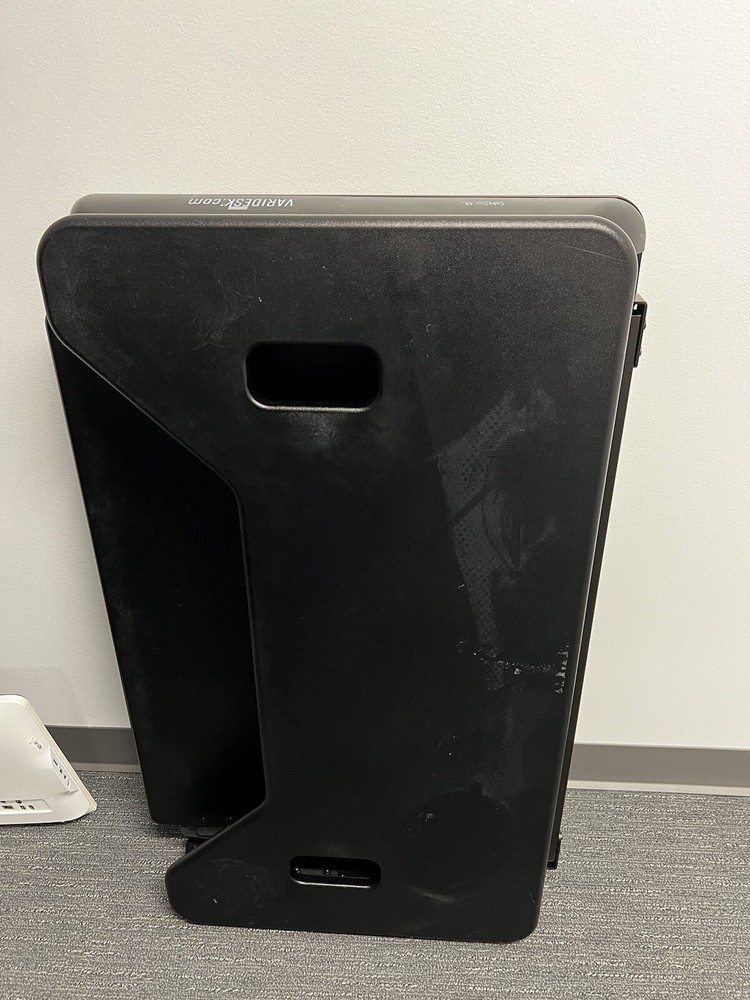 4 Total Varidesk Cube Plus 40 Adjustable, Standing Desks all used.