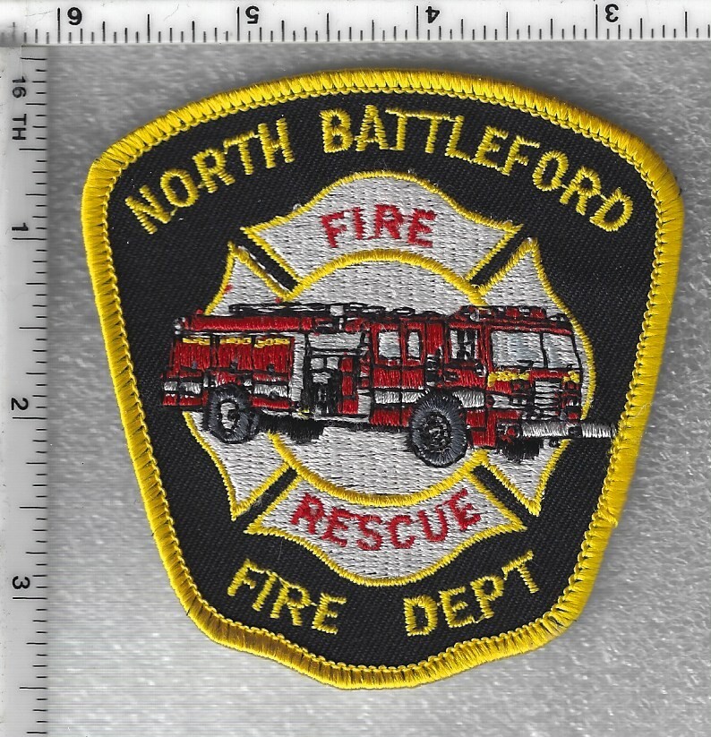 North Battleford Fire Department  (Saskatchewan, Canada)  Shoulder Patch
