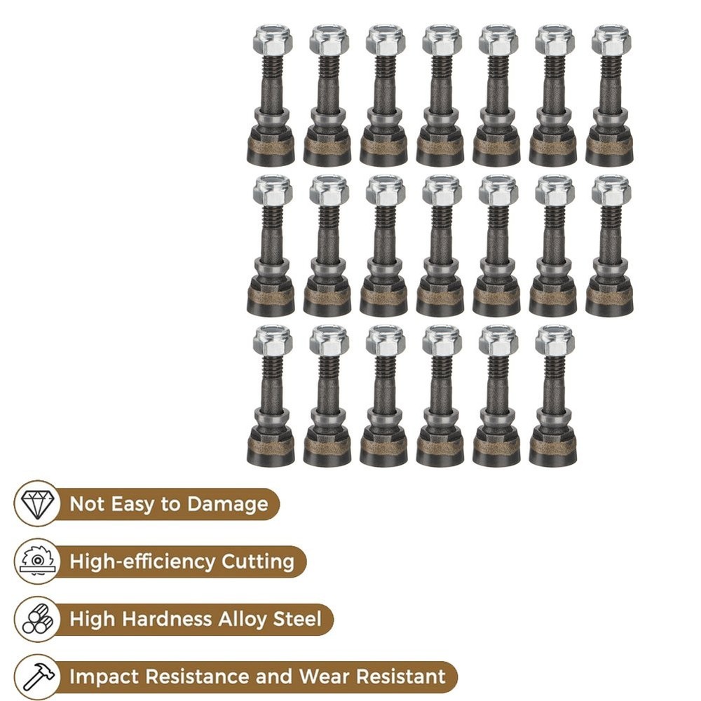20 Pack Stump Grinder Teeth Replacement For 500 Series Stump Grinder Teeth