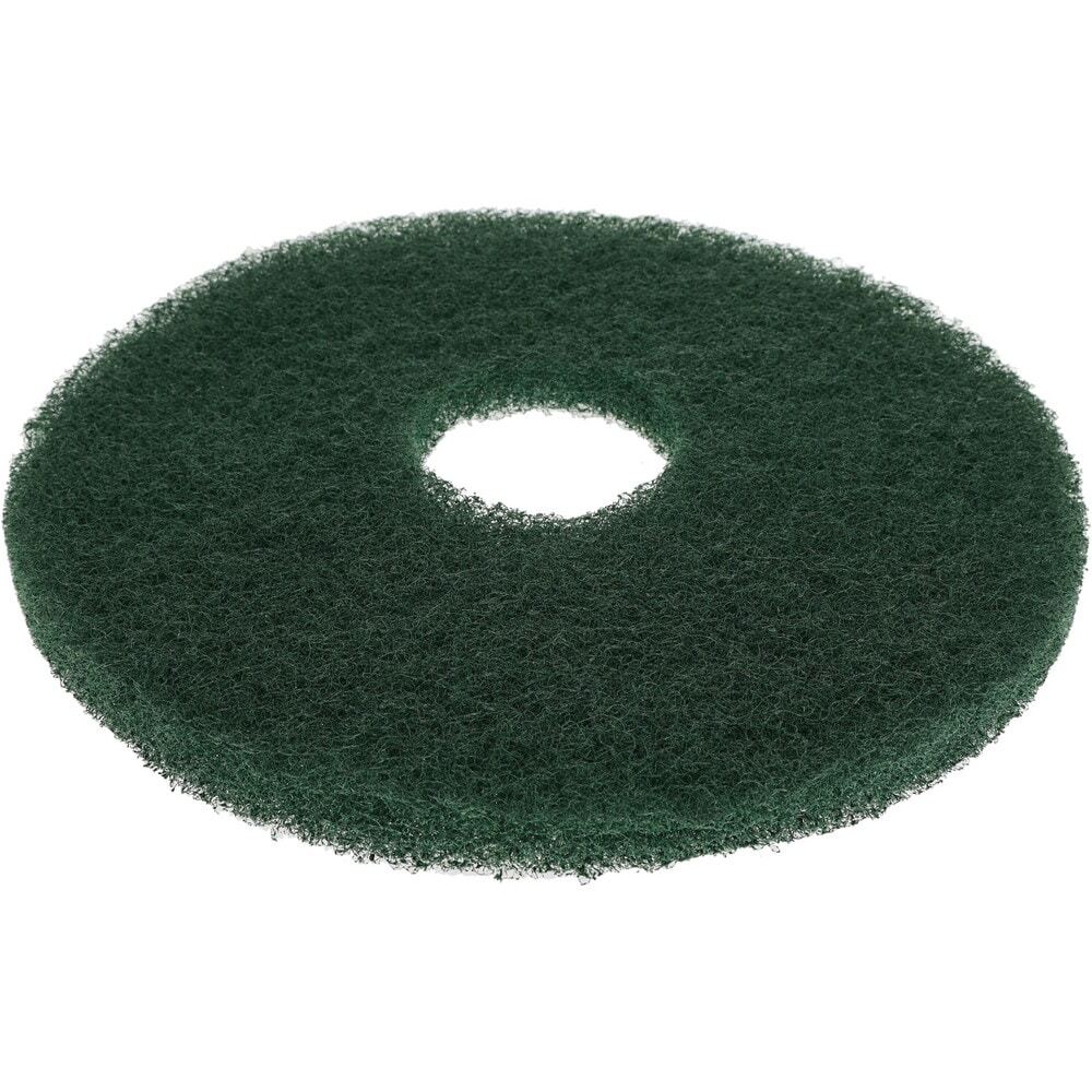 PRO SOURCE Floor Stripping Pads: 5 Pack, Green Coarse Polyester, 15" Diameter
