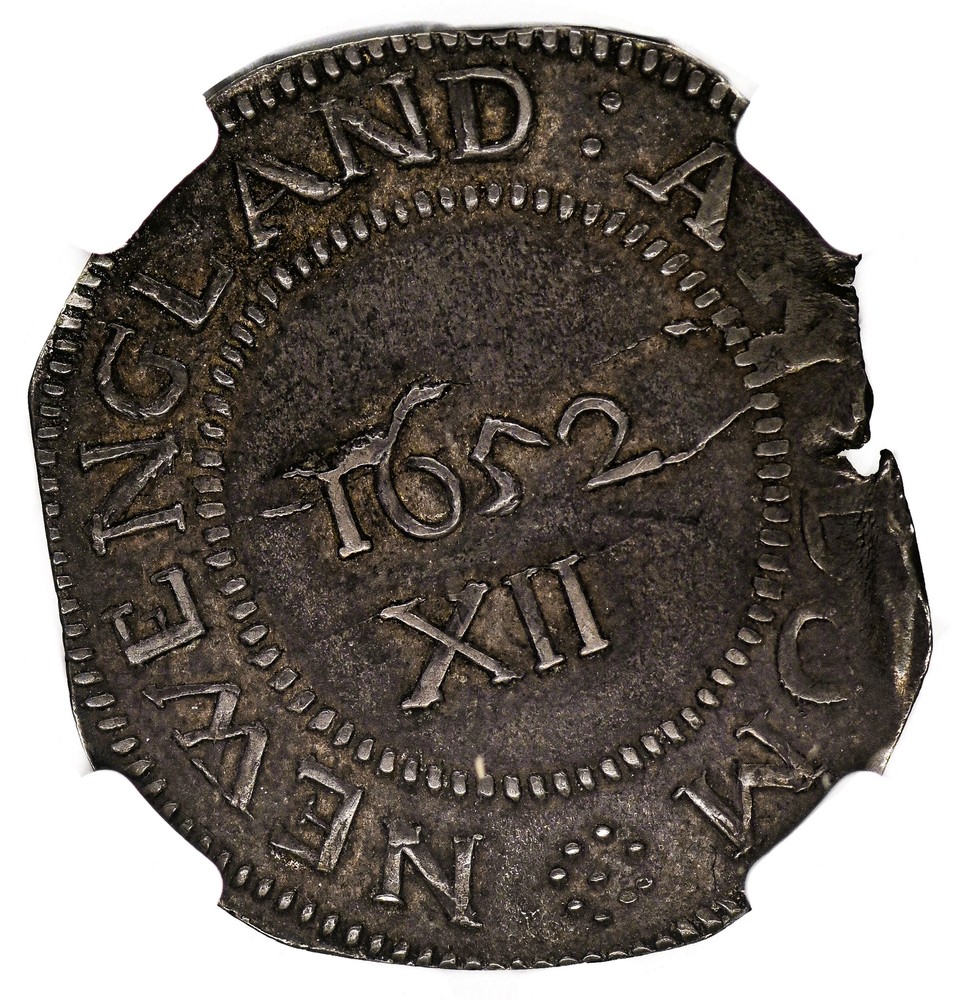 1652 PINE TREE SCHILLING NGC MS 62